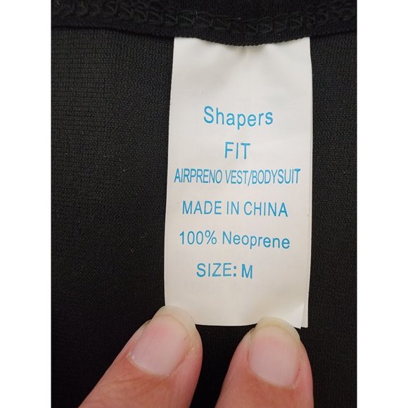 Shapers Fit Women Size Medium Neoprene 100% Airpreno Vest/Bodysuit Zipper - Picture 2 of 5